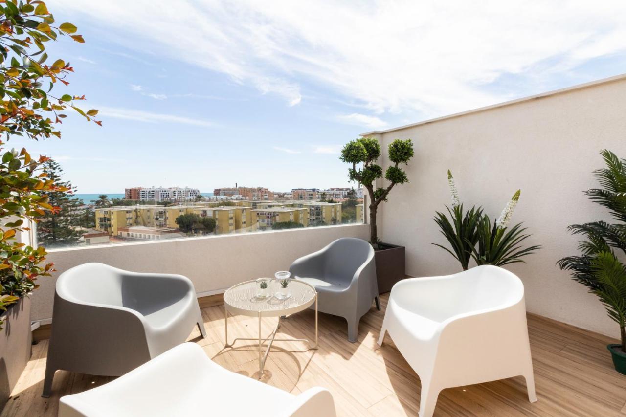 Huelin Suites Malaga Bagian luar foto